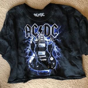 AC/DC crop tshirt